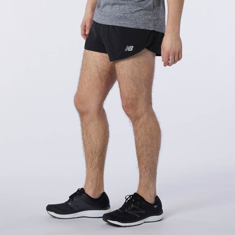 New Balance Mens Impact Run 3in Split Shorts-4