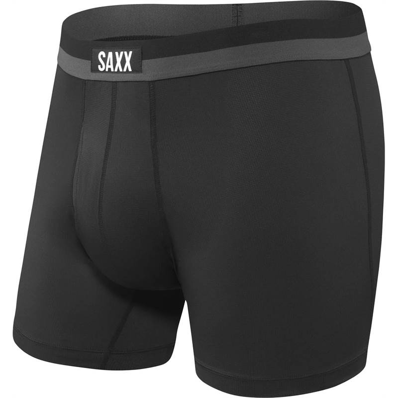 SAXX Mens Sport Mesh Fly Boxer Briefs-1