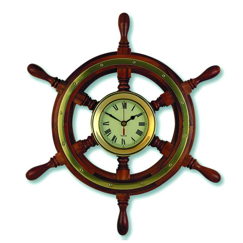 Ships Wheel Clock-1