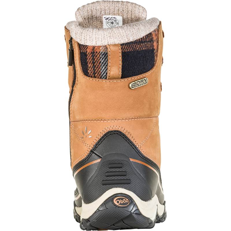 oboz women's sapphire 8 insulated b dry waterproof hiking boot