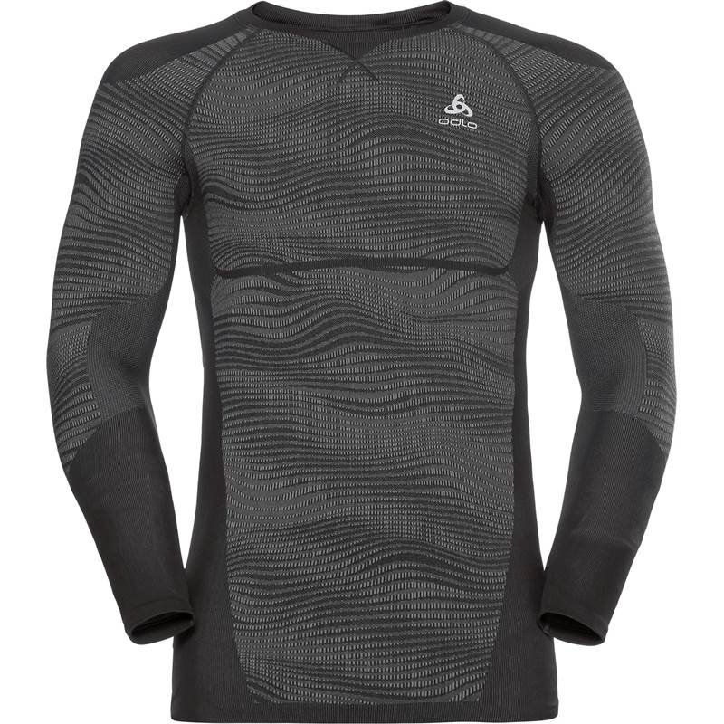 Odlo Mens Performance Blackcomb SUW Long Sleeve Crew Neck Top-3
