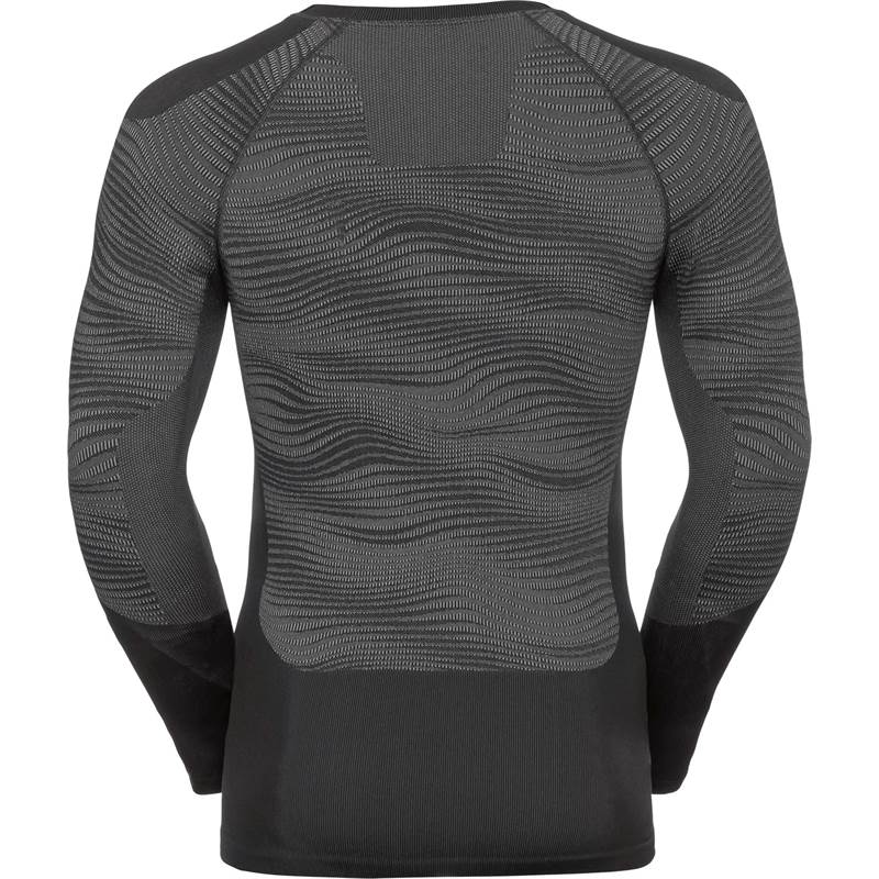 Odlo Mens Performance Blackcomb SUW Long Sleeve Crew Neck Top-4