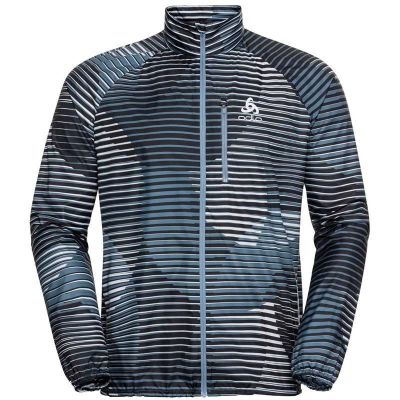 Odlo Mens Zeroweight AOP Running Jacket-1