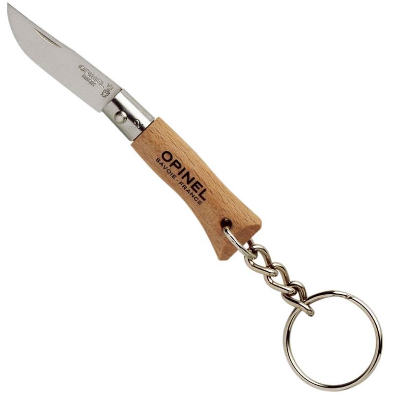 Opinel No.2 Stainless Steel Non-Lock Keyring Knife-1