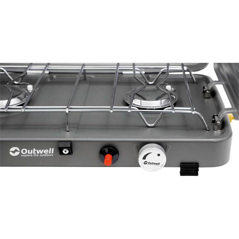 Outwell Olida Two Burner Compact Portable Gas Camping Stove-4