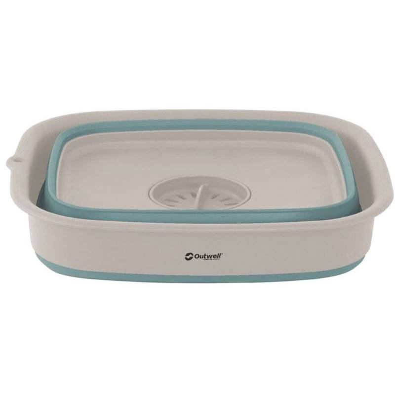 Outwell Collaps Wash Bowl with Drain-3
