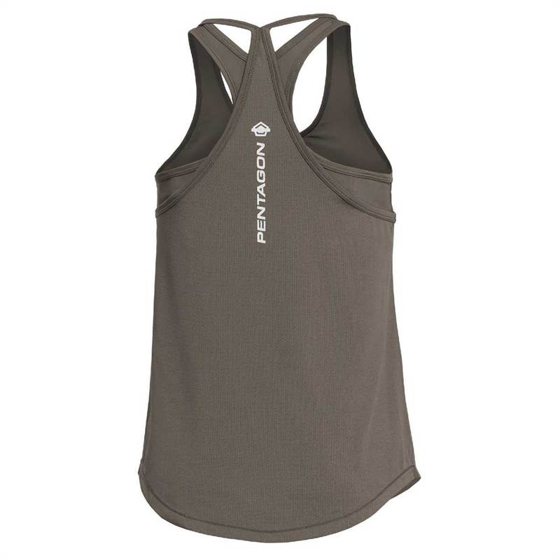 Pentagon Women Athletic Mesh Tank Top-4