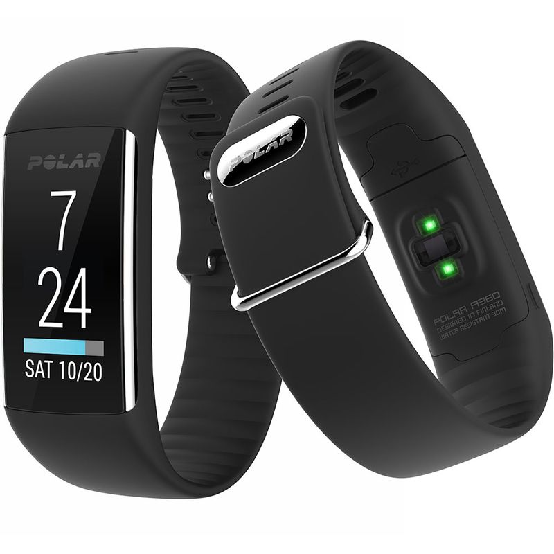 Polar A360 HR Fitness Tracker - Black OutdoorGB
