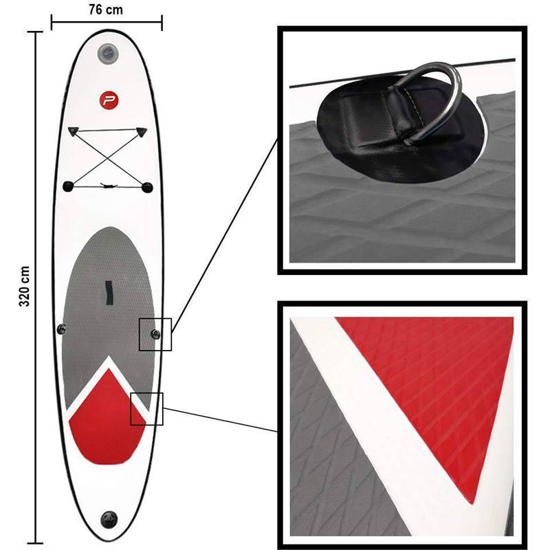 Pure2Improve Pure4Fun Basic Stand-Up Paddle Board SUP 320-4