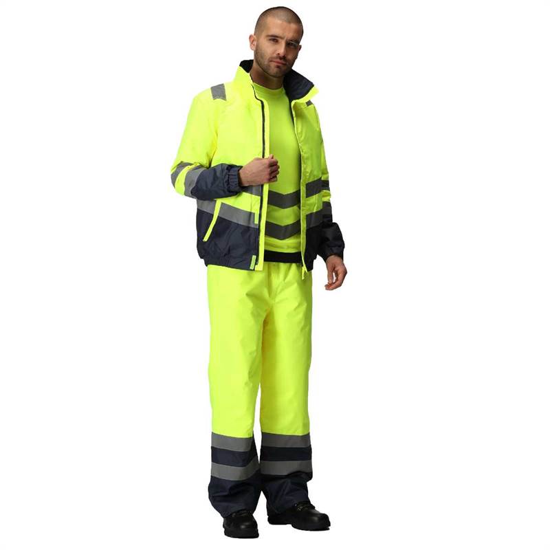 Regatta Professional Mens Hi-Vis Bomber Jacket-5