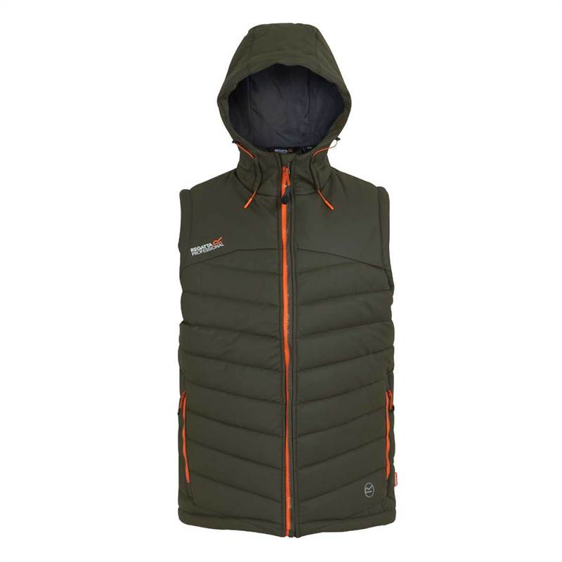 Regatta Professional Mens TT Calculate Insulated Hooded B/warmer-1
