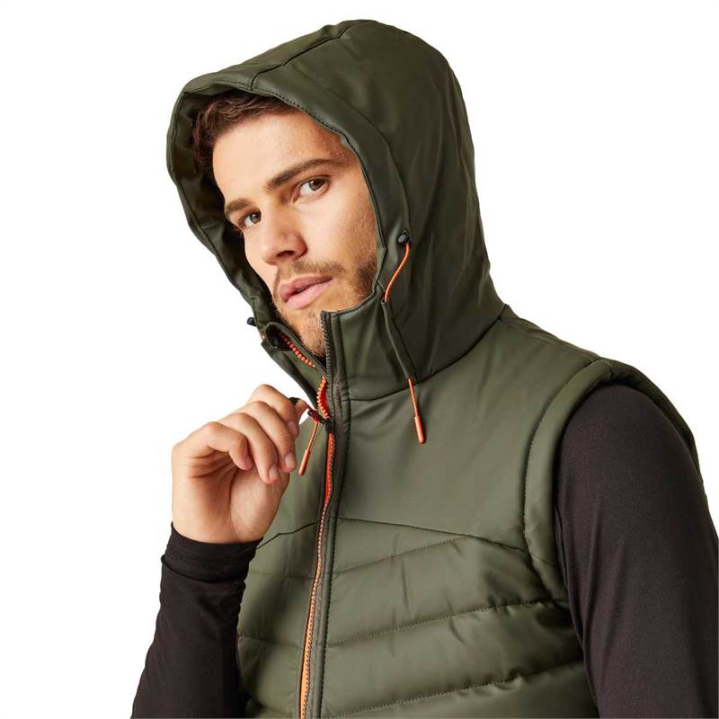 Regatta Professional Mens TT Calculate Insulated Hooded B/warmer-3