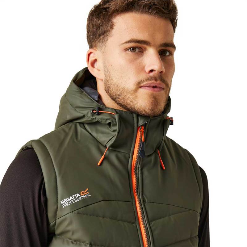 Regatta Professional Mens TT Calculate Insulated Hooded B/warmer-5