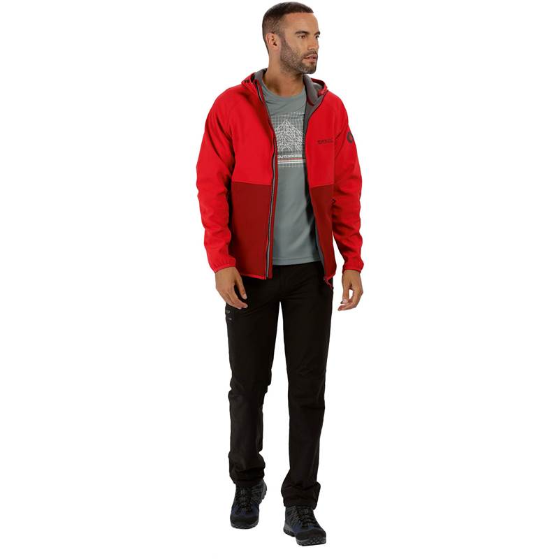 Regatta Mens Arec II Hooded Softshell Jacket-5