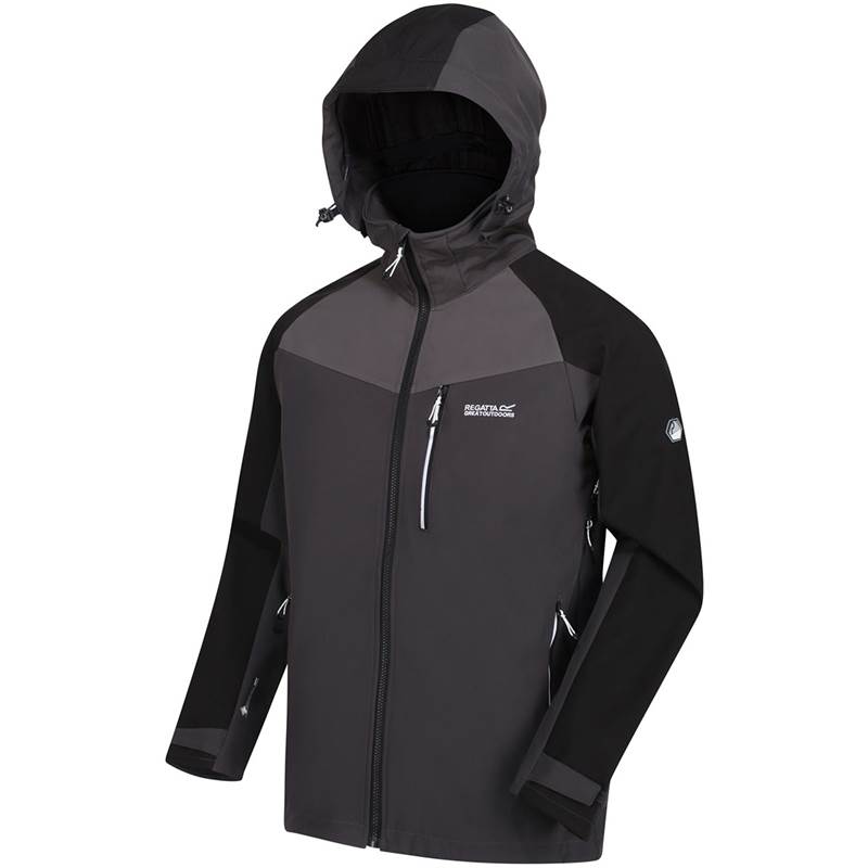 Regatta Mens Hewitts VI Softshell Waterproof Jacket-4