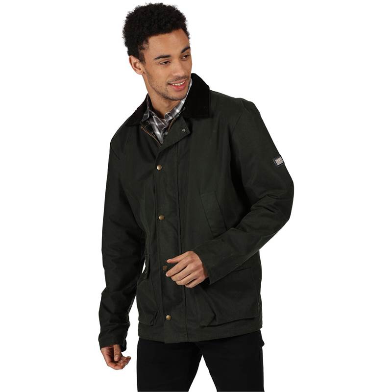 Regatta Mens Country Wax Jacket-4