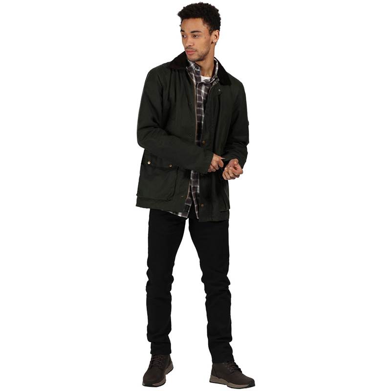 Regatta Mens Country Wax Jacket-5