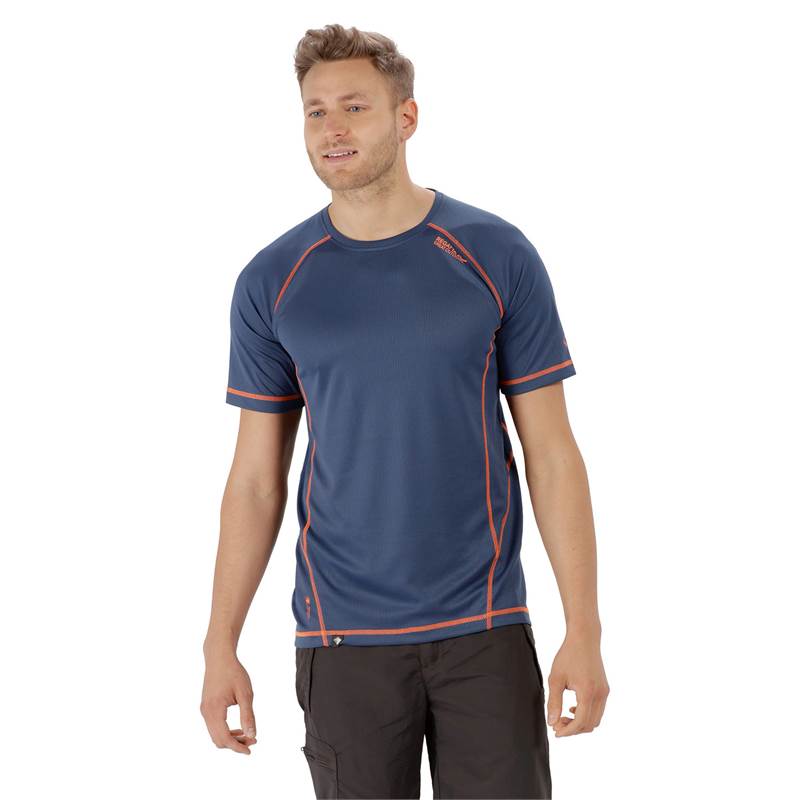 Regatta Mens Virda II Lightweight T-Shirt Baselayer-1