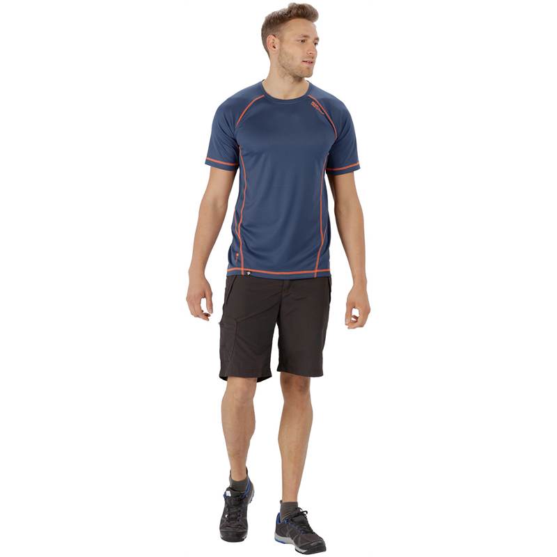 Regatta Mens Virda II Lightweight T-Shirt Baselayer-3