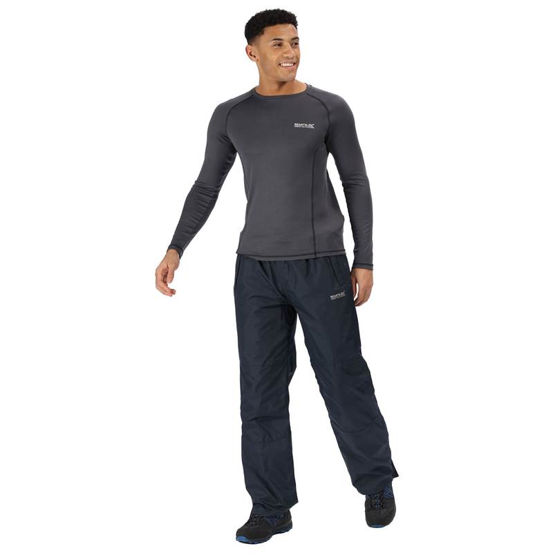 Regatta Mens Chandler III Waterproof Overtrousers - Regular Leg-3