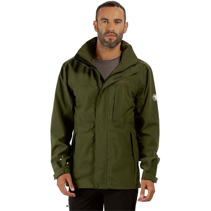 Regatta Mens Northfield Stretch IV Concealed Hood Waterproof Jacket