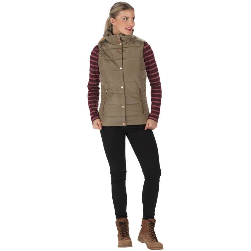 Regatta Womens Wynne High Shine Insulated Puffer Gilet-5