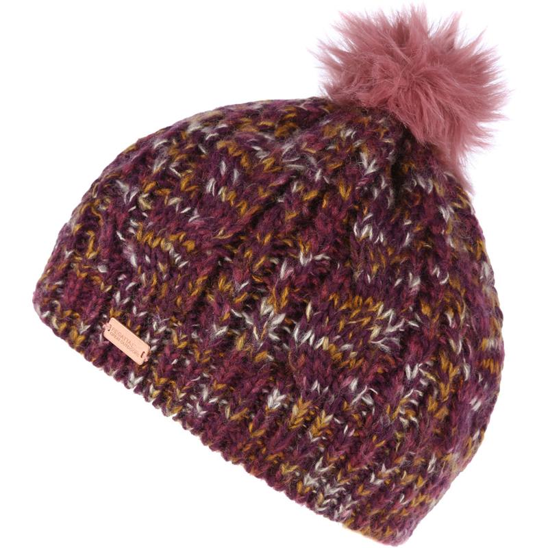 Regatta Womens Frosty Knitted Bobble Hat