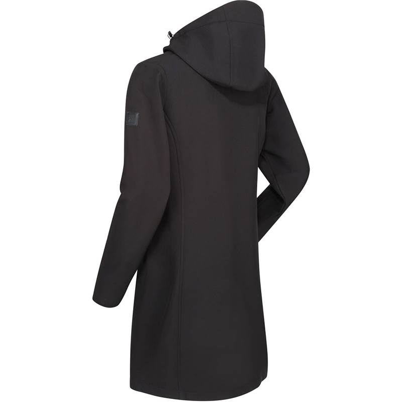 Regatta Womens Alerie Longline Hooded Softshell Jacket-4