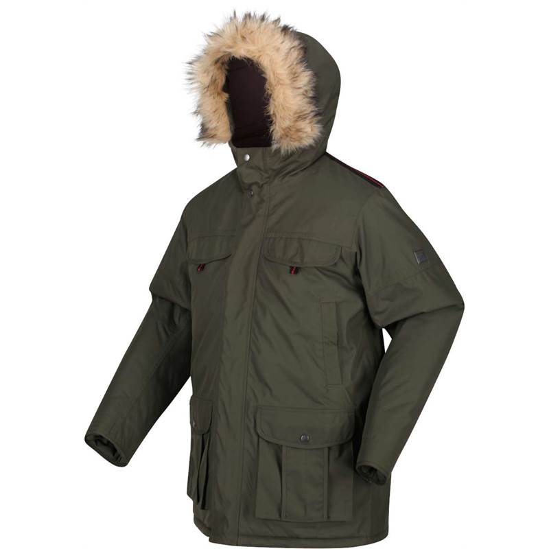 Regatta Mens Aarav Waterproof Insulated Parka Jacket-2
