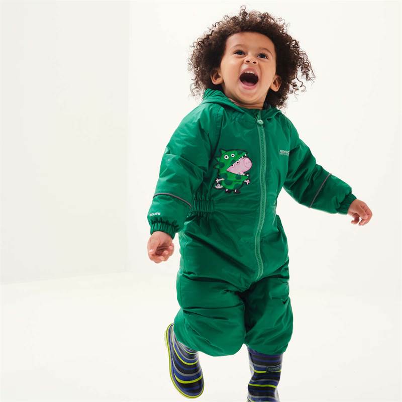 Regatta Kids Peppa Pig Mudplay Waterproof Puddle Suit-5