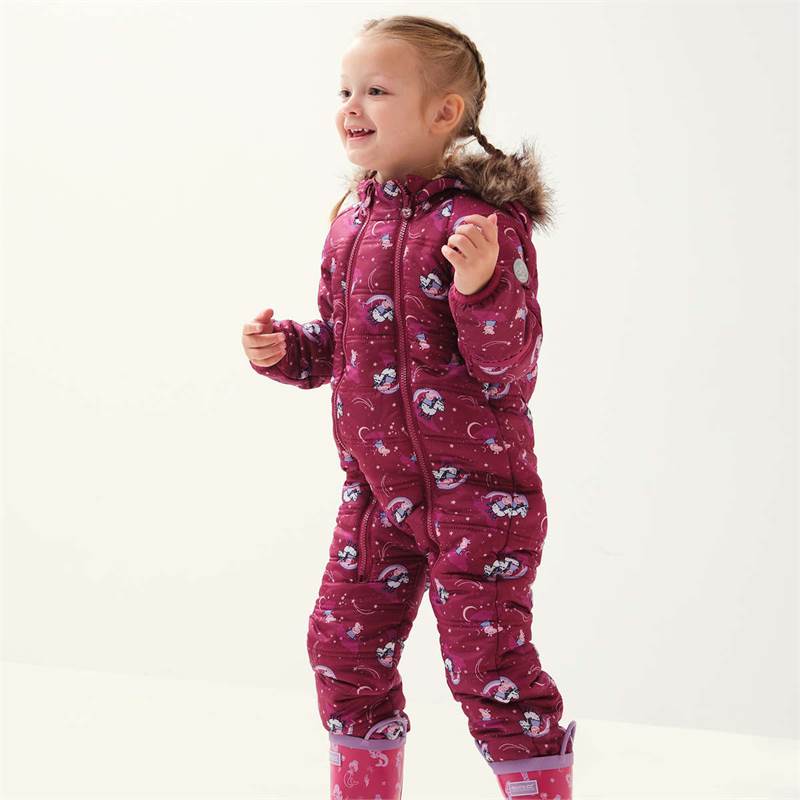 Regatta Kids Peppa Pig Insulated Puddle Suit-1