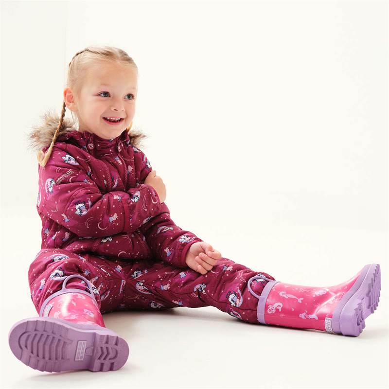 Regatta Kids Peppa Pig Insulated Puddle Suit-3