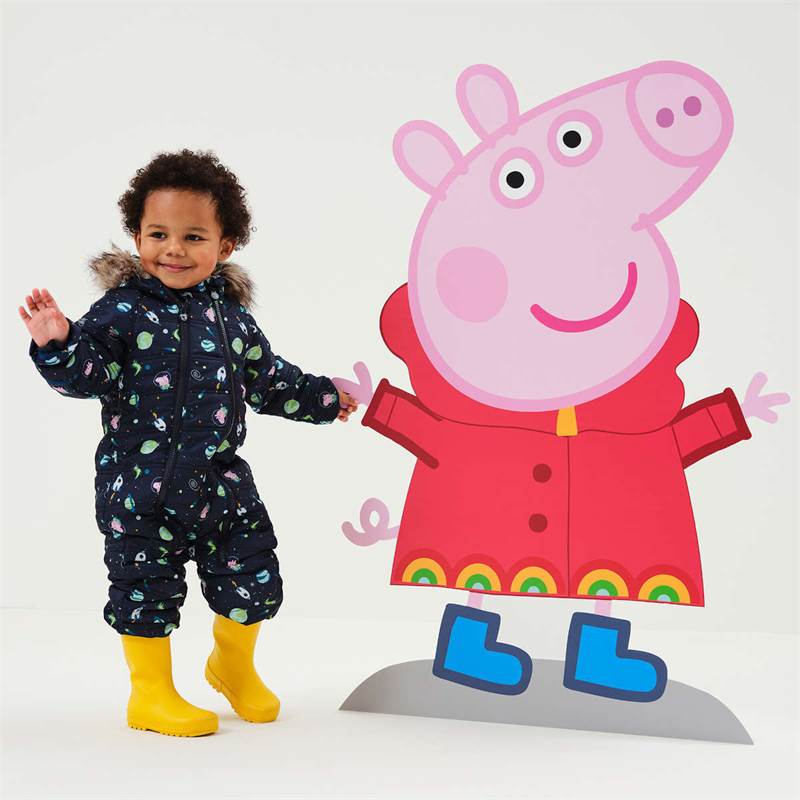 Regatta Kids Peppa Pig Insulated Puddle Suit-4