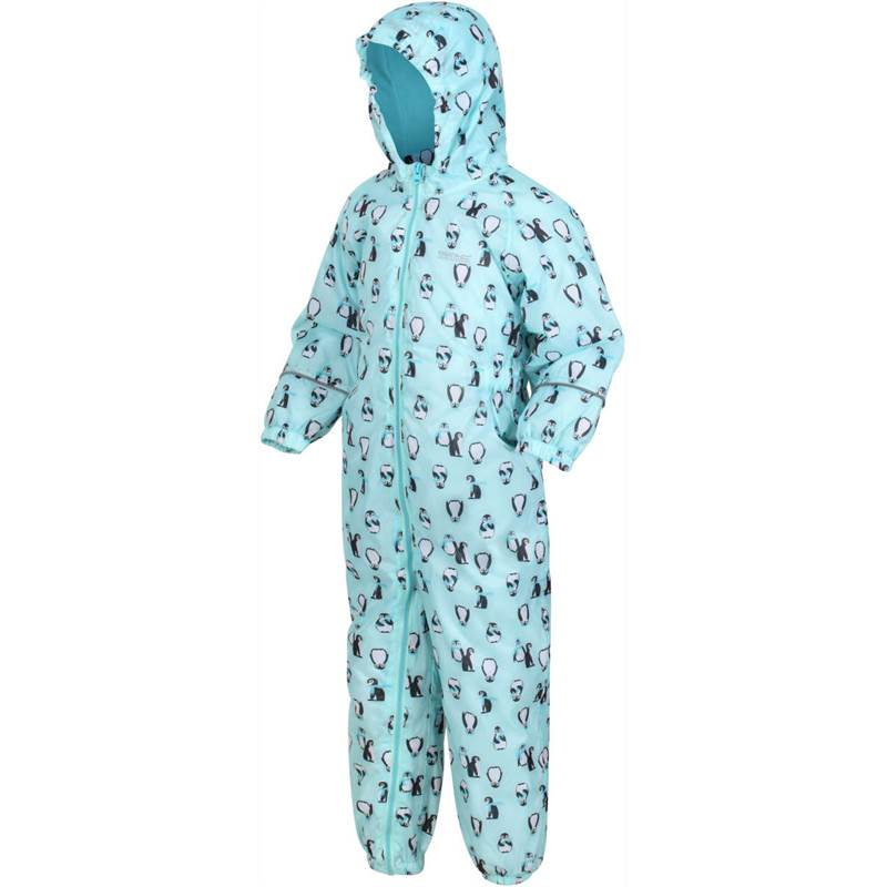 Regatta Kids Printed Splat II Waterproof Puddle Suit-3