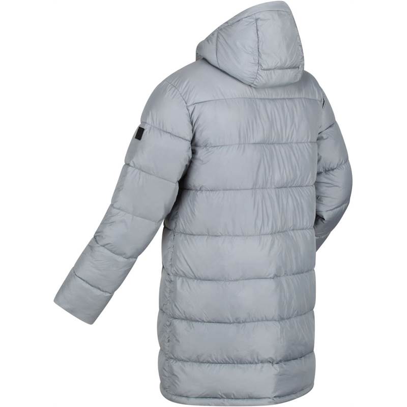 Regatta Mens Hallin Insulated Long Jacket-2