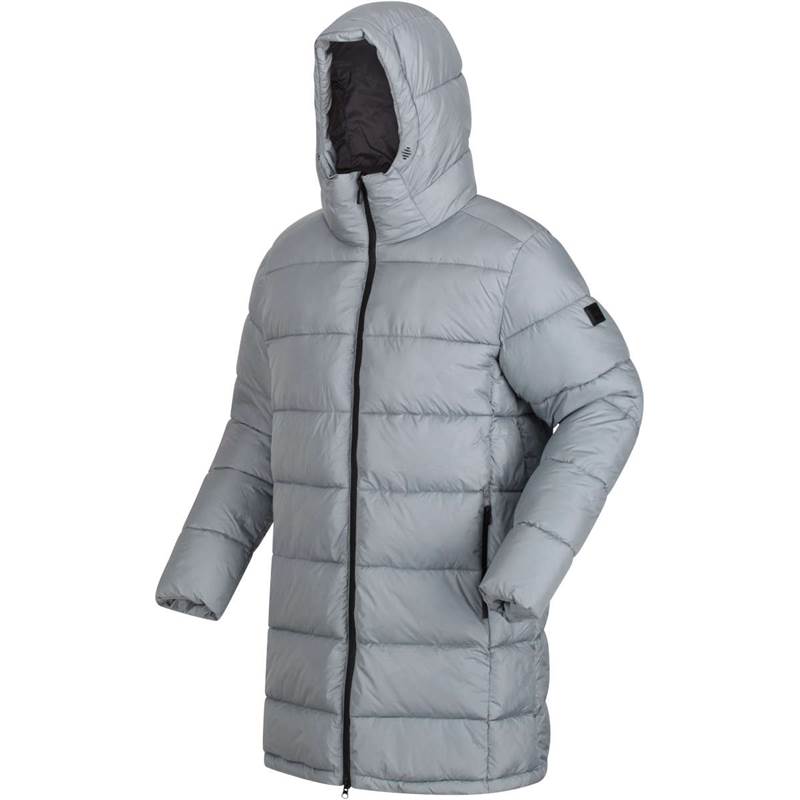 Regatta Mens Hallin Insulated Long Jacket-4