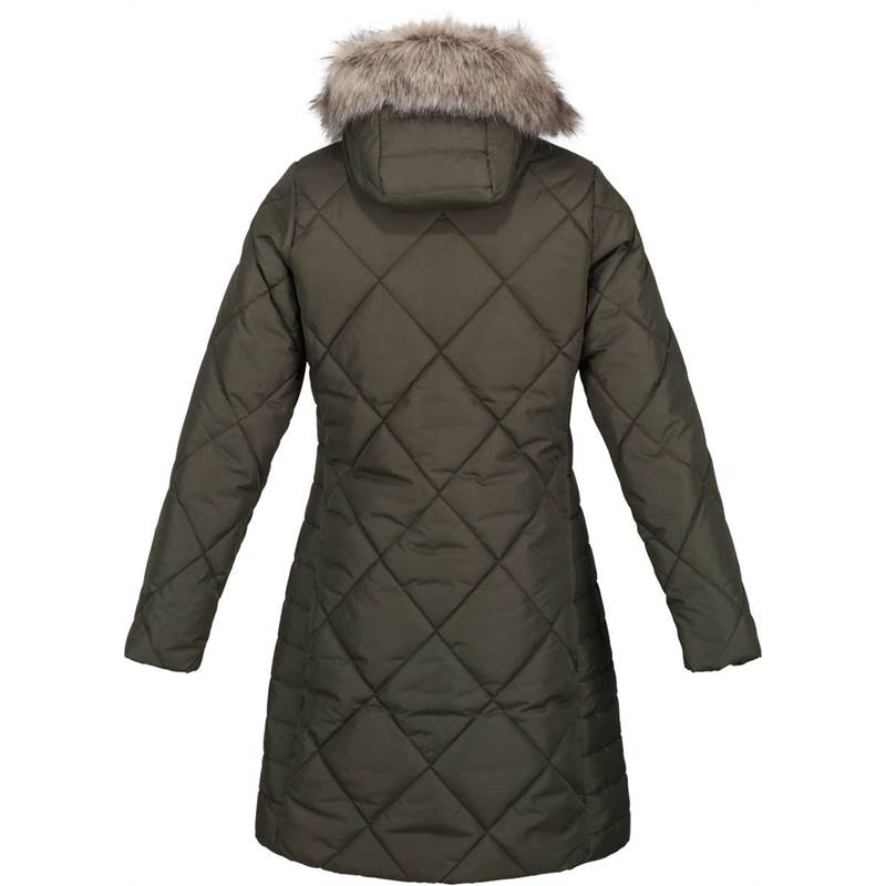Regatta Womens Fritha II Insulated Long Jacket-4