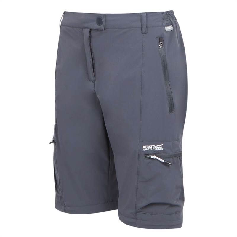 Regatta Womens Travel Light Zip Off Packaway Trousers-4