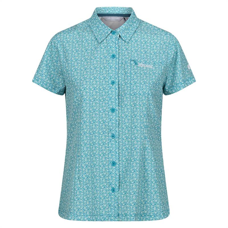 Regatta Womens Travel Packaway Short Sleeve Shirt-1