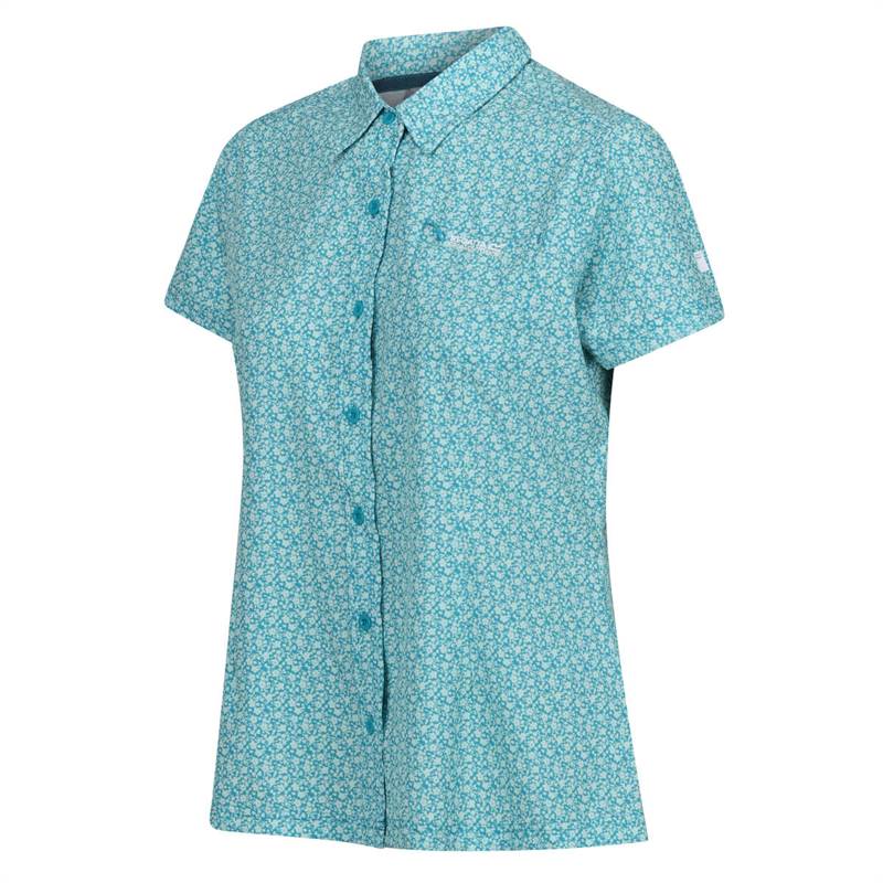Regatta Womens Travel Packaway Short Sleeve Shirt-2