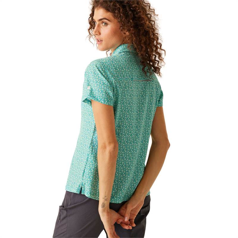 Regatta Womens Travel Packaway Short Sleeve Shirt-4