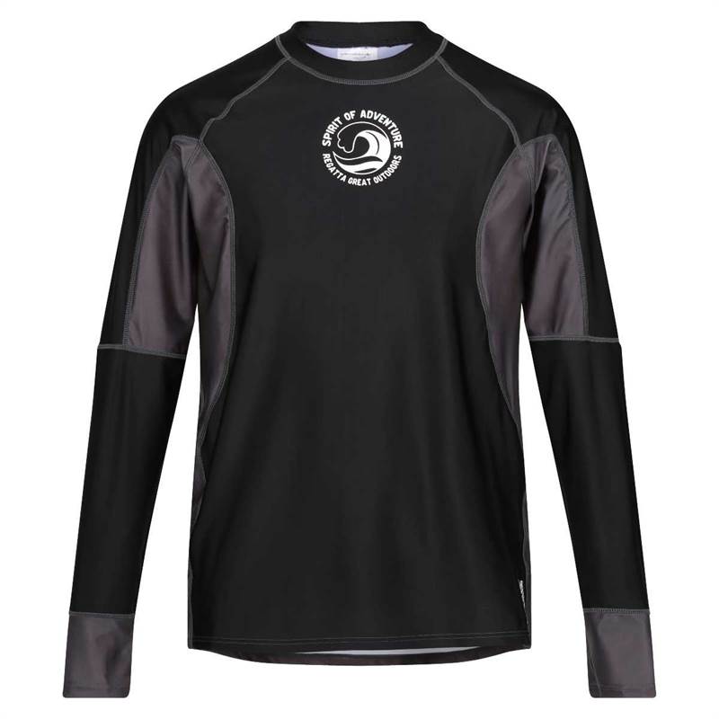 Regatta Mens Long Sleeve Rash Vest-1