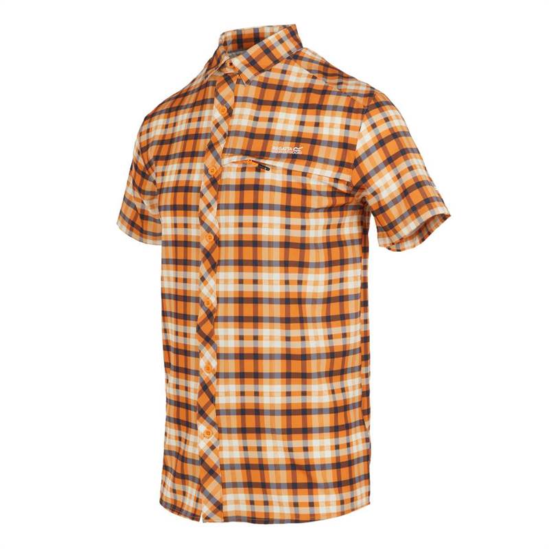 Regatta Mens Travel Packaway Short Sleeve Shirt-3