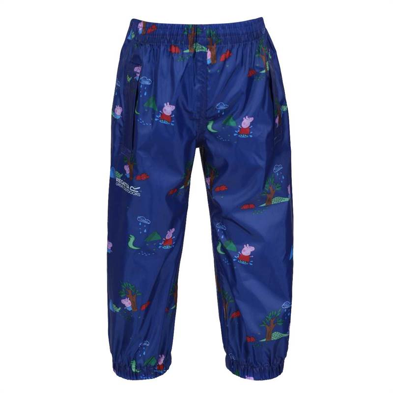 Regatta Kids Peppa Pig Waterproof Pack-It OverTrousers-1