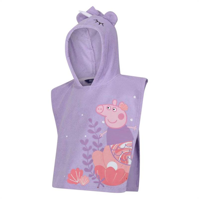 Regatta Kids Peppa Pig Hooded Beach Towel-2
