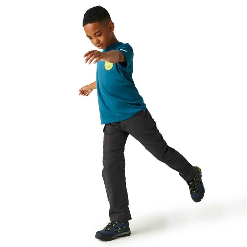Regatta Kids Sorcer II Zip Off Walking Trousers-5