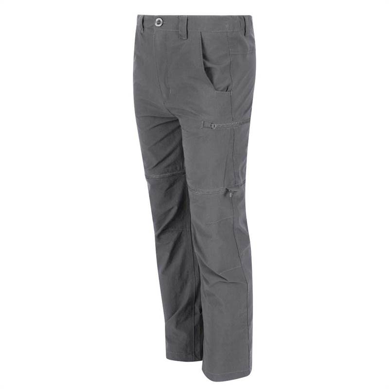 Regatta Kids Highton Stretch Zip Off Walking Trousers-4