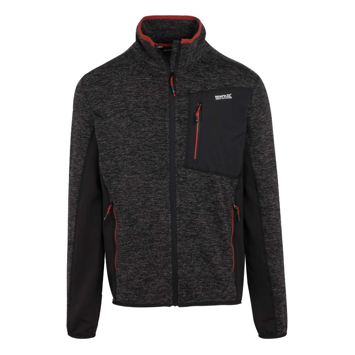 Berghaus Mens Logo Full-Zip Hooded Fleece Jacket OutdoorGB