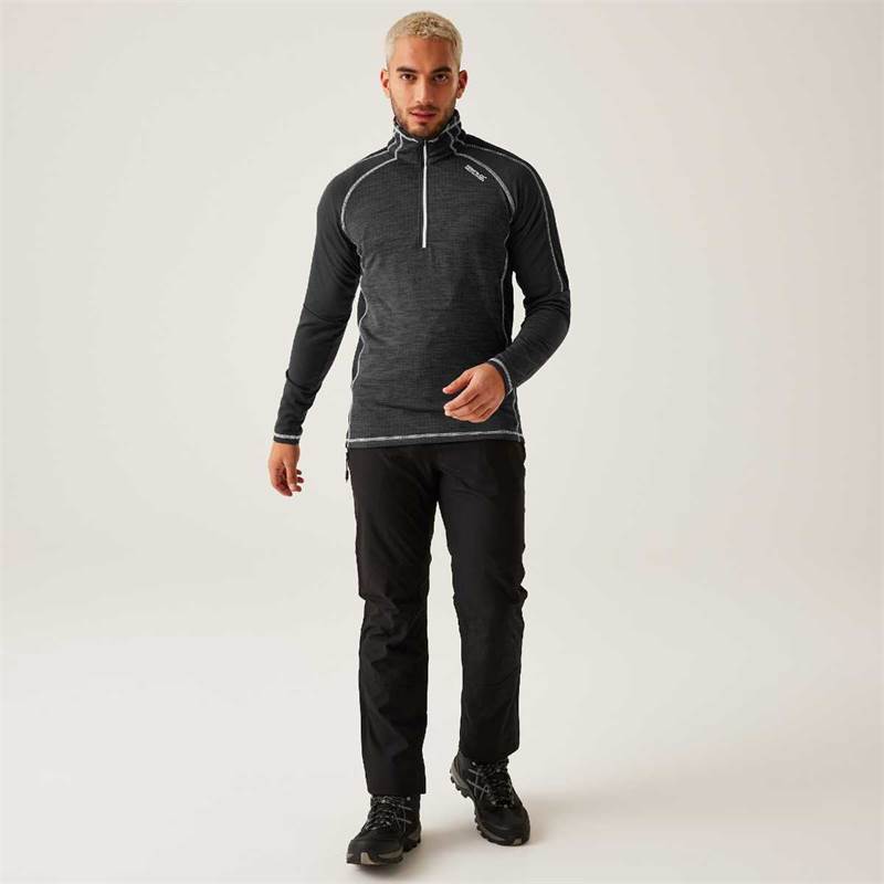 Regatta Mens Hepley Half-Zip Lightweight Fleece-5