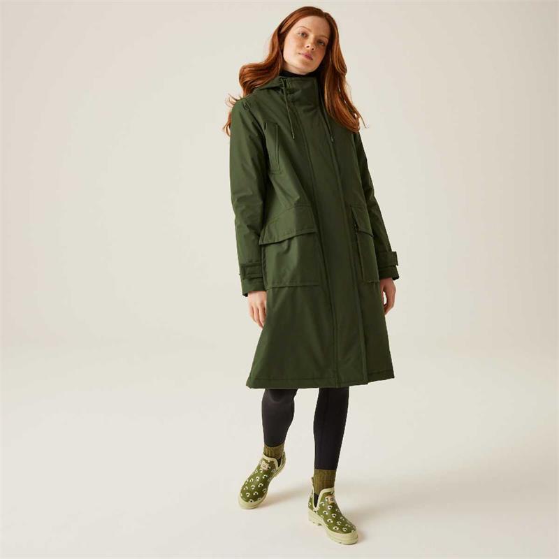 Regatta Womens Orla Kiely Longline Waterproof Jacket-4